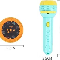 vakra Kids Learning projector flashlight Torch Toy image 2