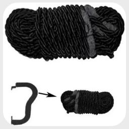 J_Bullet Nylon Leg Guard Rope / Crash Guard Rope, 28 Meter Extra Long-10