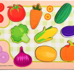 Vegetable Wooden Learning Puzzle Toys for Pre School Baby and Toddler Kids-image-32