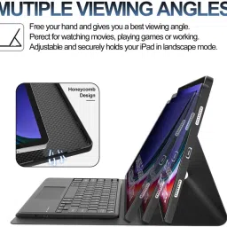 TECPHILE LX2115T Keyboard Case for Lenovo Tab P11 2nd Gen 11.5” 2023 with Trackpad Bluetooth Standard Tablet Keyboard Compatible with Desktop, Laptop, Mac image 4