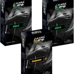 Super Dotted with Extra Lubrication Condoms, 2 Pack Mint, 1 Pack Banana Condom-image-42