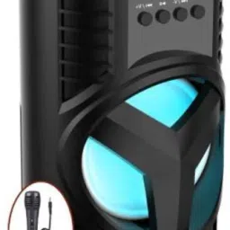Clairbell YJN_441M_LZ 4103||WS-03|| Karaoke Speaker With Mic Super Bass Bluetooth Wireless Portable compatiable With all smart phones || Karaoke Bluetooth speaker with SD card and USB slot Wireless Bluetooth Multimedia Speaker || Wireless Speaker Ultra Loud Stereo sound || Bluetooth Speaker for Desktop PC|| Bluetooth Speaker Home Audio|| Perfect for home DJ audio player and DJ for outdoor activities || FM , Aux, TF, Speaker Phone / Wireless Speaker Compatible with all your devices. 15 W Bluetooth Party Speaker-20