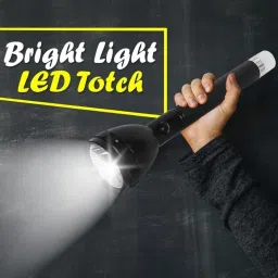 anishify Waterproof LED 50W Flashlight Torch Emergency Table Lamp LONG Torch 6 hrs Torch Emergency Light image 3
