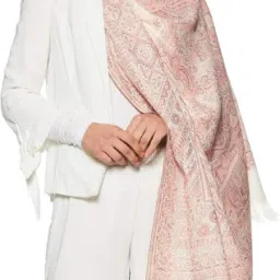 KASHMIR HANDLOOM Cashmere Embroidered Women, Men Shawl-image-70