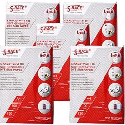S-RACE Vivid Dye Sublimation Paper 120GSM (A3 size, 100 sheets) Unruled A3 120 gsm Photo Paper-picture-4