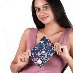 Alicia Souza Women Floral Printed Canvas Passport Holder-image-3