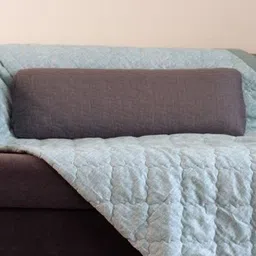 The White Willow Grey Solid Memory Foam Half Body Multipurpose Therapedic Pillow image 2