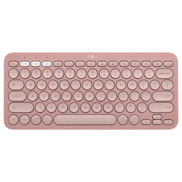 logitech Pebble Keys 2 Bluetooth Wireless Keyboard with Multi Device Pairing (10 Customizable Keys, Tonal Rose)-7