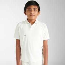KIDS CRICKET WHITE POLO P 500 POLO ECO-image-47