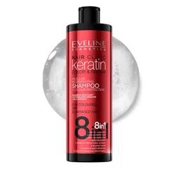 Eveline Cosmetics Hair Clinic 8In1 Keratin Color & Repair Shampoo - 400ml-35