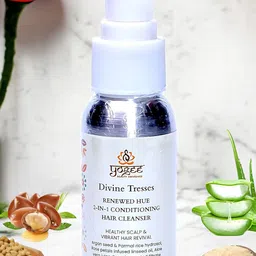 YOGEE Divine Tresses 2 In 1 Organic Conditioning Hair Shampoo For Coloured Hair - 50 ml-image-16