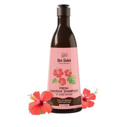 Nat Habit Five Oil Hibiscus Fresh Navdha Shampoo for Long Thick Hair - 250ml-15