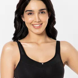 Amante Solid Non Padded Wirefree Cotton Smooth Back Support Bra - BRA93301-21
