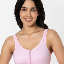 Amante Solid Non Padded Wirefree Cotton Daily Support Bra - BRA93201-25