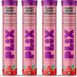 Multivitamin 15 Effervescent Tablets for Daily Nutrition Watermelon-0