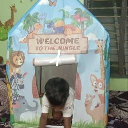 Jungle Tent House for Toddlers – Portable & Breathable Fabric-image-56