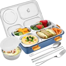 Stainless Steel Lunch Box 4 Containers Lunch Box-image-71