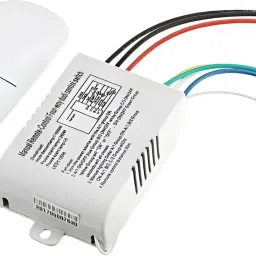 Robo Ocean Remote Control 4-Way Switch Wall Receiver Transmitter with RF Remote for Lights Smart Switch image 2