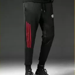 Men Solid Grey Track Pants-image-52