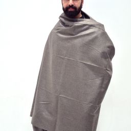 Indian shawl Wool Solid Men Shawl-image-41