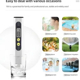 livwater Digital TDS Meter Water Quality Testing (0~999ppm) with Hold Feature Digital TDS Meter image 5