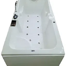 Ceaser 6 Feet with Bubble Bath, Filler System and Side Panel Free-standing Bathtub-image-22
