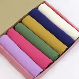 Solid Chiffon Women Multicolor Faux Turtleneck Neck Cover, Scarf, Bluetooth Scarf, Fancy Scarf, Stole-1