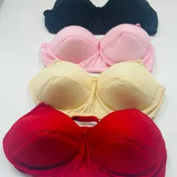 Pack of 4 Women Full Coverage Lightly Padded Bra-image-33