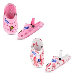 Smartots Kids Pack Of 2 Printed Clogs-9