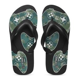 Pantaloons Junior Boys Black & White Printed Room Slippers-picture-19