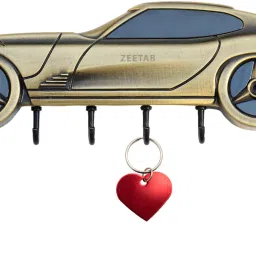 Antique Car Key Stand Wall Mount Hanger, Racing Super Car Brass Key Holder-17