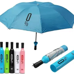 Newest Windproof Umbrella with Bottle Cover for UV Protection & Rain Umbrella-image-29