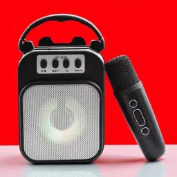 Nilesawar A264 Portable Wireless Karaoke Mic with Speaker – Great for Singing & Fun 5 W Bluetooth Speaker-picture-29