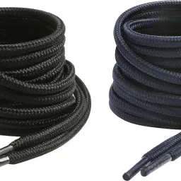 house of common Round Shoe Laces 120CM Boot Lace Casual Hiking Black Navy Shoe Lace-image-93