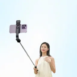 BITWEAVE R1S-L Selfie Stick with Tripod Base & LED Fill Light – 1.7M Extendable for Smartphones Bluetooth Selfie Stick-20