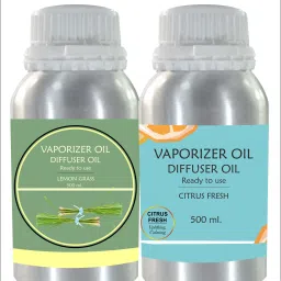Veena Combo Aroma Oil Diffuser Lemongrass & Citrus Fresh Strong Fragrance 500 ml Room, Garden, Bedding Room, Office, Bar Fragrance Diffuser-40