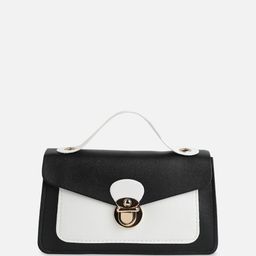 HAUTE SAUCE by Campus Sutra Women Colourblocked Structured Handheld Bag-19