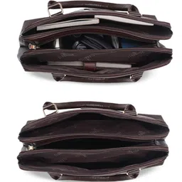 THE CLOWNFISH Textured Structured Handheld Bag image 4