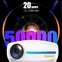 Omexcart New Arrival 4K LED Projector, 9000 Lumens 4D Correction LTPS+LCD Display (9000 lm / 2 Speaker / Remote Controller) Projector image 5