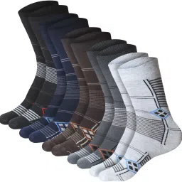 Men Printed Mid-Calf/Crew-11