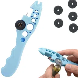 Ampule Cutter with 5 Replaceable Grinding Wheels, Ampoule Cutter for Doctors Ampule Breaker, Suitable for Home Daily or Medical Use, Cut The Ampoule Bottle Opener-16