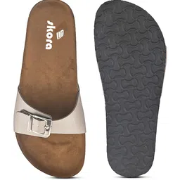 SKORA Open Toe Flats with Buckles image 5