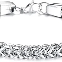 meenaz Metal, Silver, Alloy, Stainless Steel Beads, Pearl, Crystal Silver, Sterling Silver Bracelet-picture-19