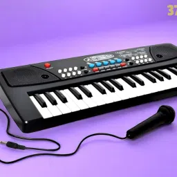 X27 Keys Piano Toy with Microphone, USB Power Cable & Sound Recording Best Birthday Gift for Boys and Girls Musical Instruments Analog Digital Piano-image-45