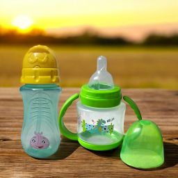 Combo Pack (250ml Sipper + 150ml Bottle) – Safe, Easy Drinking for Children - 250 ml-image-37