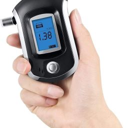 High-Precision Breathalyzer Audible Alert with LCD Display (Model: S-6) Non Contact Tachometer-image-2