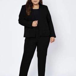 Women Formal Suit Solid Suit-image-35