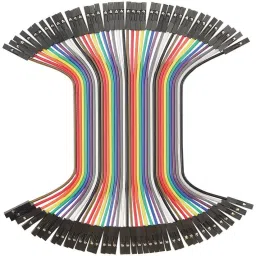 Female To Female Jumper Wire Bundle 20cm (40pcs)(Multicolor) Interconnect Electronic Hobby Kit-image-11