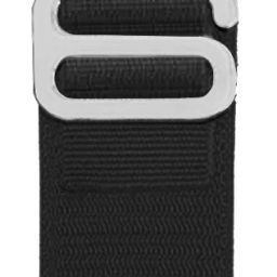 ACM Sliding Watch Strap Nylon Hook for Crossbeats Ignite Series 4 Max watch Black Smart Watch Strap image 3