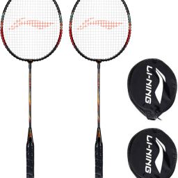 XP-60-IV Black, Pink Strung Badminton Racquet-picture-16